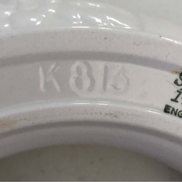 Spode IMPERIAL FANCIES Flower Ring~Porcelain K81S Ivory - Picture 5 of 11